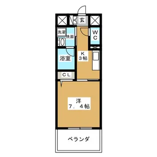 GRAND ESPOIR IZUMI【3階】の間取り