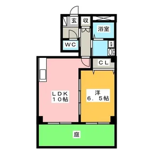 シャイニングスター A棟【1階】の間取り