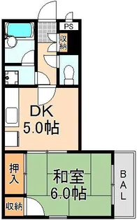 MATSUMURAパークハイツ綾瀬【3階】の間取り