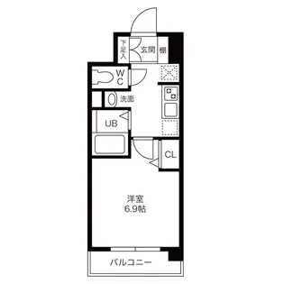 ベレタ卸町【2階】の間取り