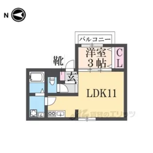 LALAくずは【2階】の間取り