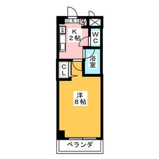 エクセル本陣【2階】の間取り