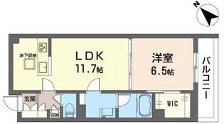 フェリシード野沢【1階】の間取り