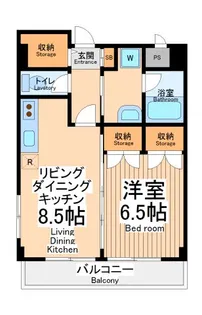 トラットリアケーアンドエム【4階】の間取り