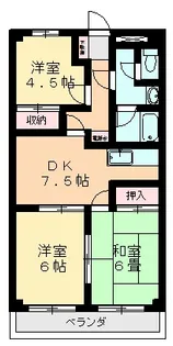 グランドハイツ小川【2階】の間取り