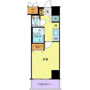 クレイシア池上【7階】の間取り