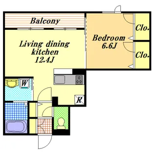 FORESIA(フォレシア)B棟【3階】の間取り