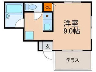 シャトーグレイス【1階】の間取り