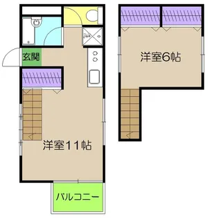 エトワール桜井町【4階】の間取り