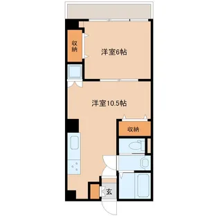 東都向島コーポ【2階】の間取り