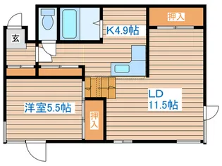 アーブ円山【2階】の間取り
