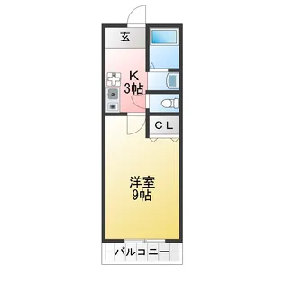 ゴルフランド【2階】の間取り