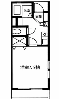 間中ハイツ【2階】の間取り