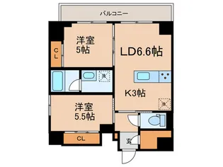 リビオメゾン入谷【10階】の間取り