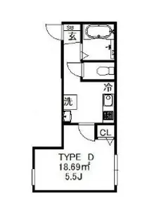 BELLE NOIRE K【3階】の間取り