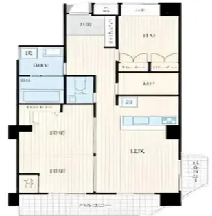 オアーゼ上篠【2階】の間取り