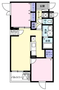 パーク サイド 淡墨【4階】の間取り