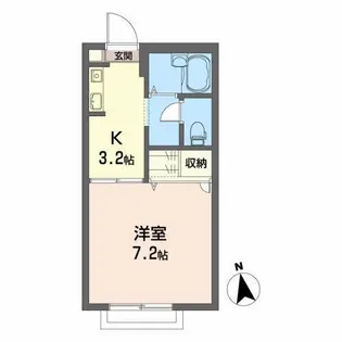 シャーメゾン詩歌の森A【2階】の間取り