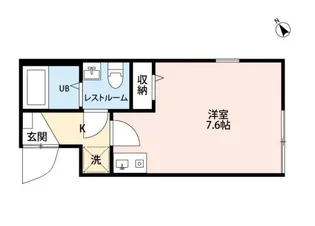 アルファキューブ上十条(アルファキューブカミジュウジョウ)【3階】の間取り