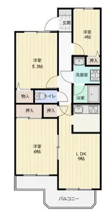 ウイ・ジュール毛利台【0】【1階】の間取り