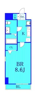 コモド川崎【3階】の間取り