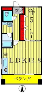 ザ・グランド・アルビオン【7階】の間取り
