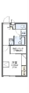レオパレスヴィオレ【2階】の間取り