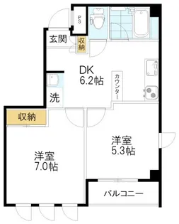 ベルコート井の頭【2階】の間取り