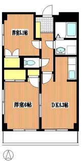CampBell多摩川【2階】の間取り