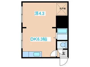 ビブレA棟【2階】の間取り