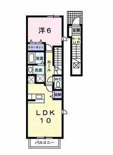 アベンシスコート C【2階】の間取り