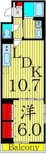 エリゼ綾瀬【3階】の間取り