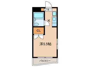 エステ-ト駒沢【1階】の間取り