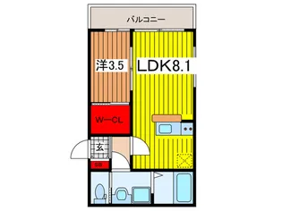 グランH【3階】の間取り
