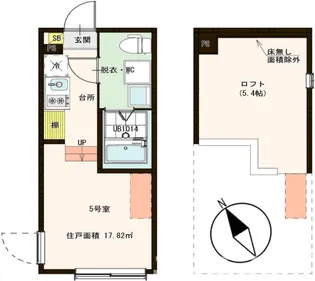 ハーモニーテラス金町II【2階】の間取り
