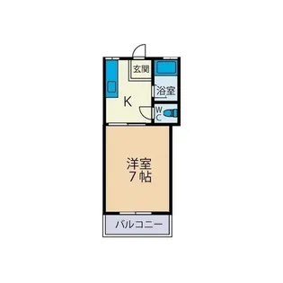 サンロード厚木Aー1【2階】の間取り