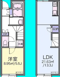 じんぼはら駅南の間取り
