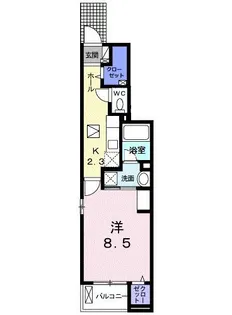 ステーションハウスK【1階】の間取り