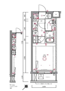 AZEST井土ヶ谷【4階】の間取り