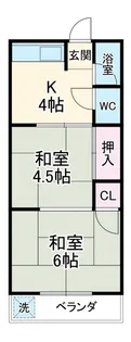 コーポイトウ【1階】の間取り