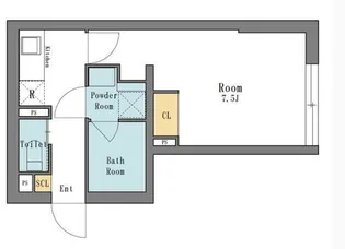 LEGALAND中野富士見町【4階】の間取り