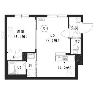 レクスベイル平岸【3階】の間取り