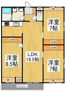 ヘリオス378小平栄町【3階】の間取り