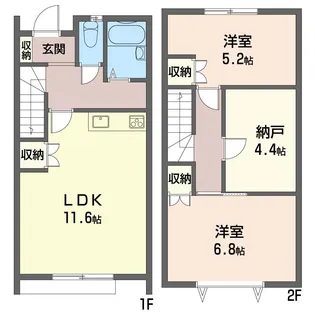 パステルハウスUの間取り
