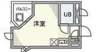 ハイシティ洗足【4階】の間取り