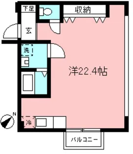 ウイング【3階】の間取り