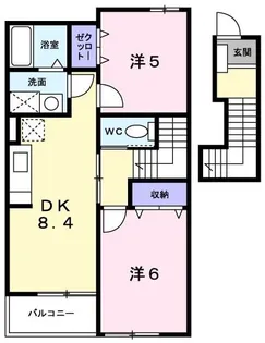 ルマ・クオリティ【2階】の間取り
