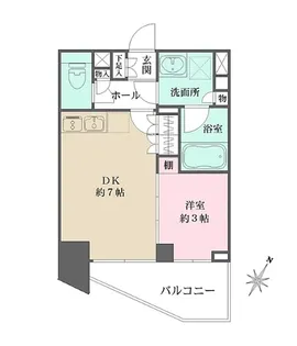 ミュプレ表参道【8階】の間取り