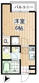 ミューズ平間小杉【1階】の間取り