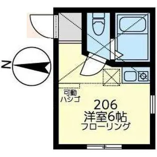 ユナイト保土ヶ谷ペレストロイカ【2階】の間取り